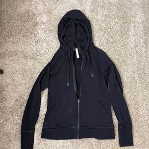 Black athleta Zip-Up Hoodie